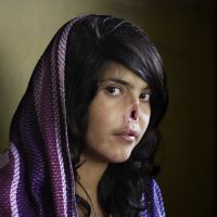 A thousand words: Jodi Bieber\'s portrait of a girl in Afghanistan is featured at this year\'s World Press Photo exhibition. | TOMOKO OTAKE PHOTOS
