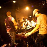 Rockin\' with the best: Tokyo\'s Kinlay Band play during last year\'s Japan Music Week. | TOMONORI TAKAI PHOTO