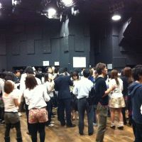 Thinking caps on: People take part in brainjack, a quiz rally that includes the chance to win secret prizes | HIRO IKEMATSU