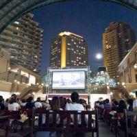 Starring role: Grab a seat early and watch a movie outside at The Starlight Cinema. | TOMAS REYES