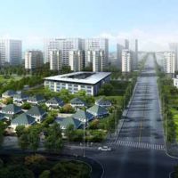 Dream town: An illustration depicts a  Tokyu Corp. development in Binh Duong, Vietnam. tokyu corp. | KYODO