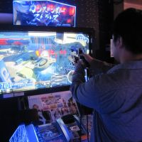 Blown away: “Gunslinger Stratos,” a new shooting game by Square Enix, aims straight for the heart of Japanese gamers. Gunslinging the Japanese way