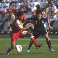 Best foot forward: Yuto Nagatomo and his Japan teammates begin the 2013 international season with a friendly against Latvia in Kobe next Wednesday. | AP