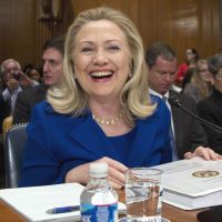 Full agenda: Secretary of State Hillary Rodham Clinton prepares to testify in the Senate on her department\'s budget Feb. 28. | AP