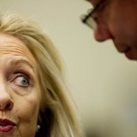 Capitol Hillary: Secretary of State Hillary Rodham Clinton testifies about extremism in Pakistan before the House Foreign Affairs Committee in October last year. | AFP-JIJI