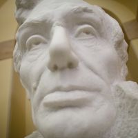 Master speaker: A statue of President Abraham Lincoln sits in the Capitol building in Washington. Lincoln set the bar high for inaugural addresses