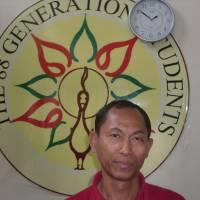 Looking ahead: Ko Ko Gyi, 50, who was in solitary for 18 years as a political prisoner, is a leader of the 88 Generation Students movement now preparing for 2015 elections. | BLOOMBERG