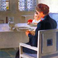 \"Mother and Child\" (1903) by Carl Moll | ROBBIE SWINNERTON