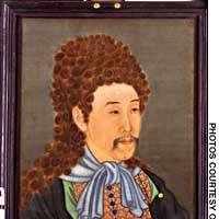 A portrait of the Yongzhen Emperor in European dress | YOSHIAKI MIURA PHOTOS