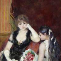 \"A Box at the Theater (At the Concert)\" by Pierre-Auguste Renoir (1880) | STERLING AND FRANCINE CLARK ART INSTITUTE, WILLIAMSTOWN, MASSACHUSETTS, USA