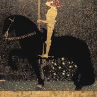 Gustav Klimt\'s \"Life is a Struggle (Golden Rider),\" (1903) | AICHI PREFECTURAL MUSEUM OF ART