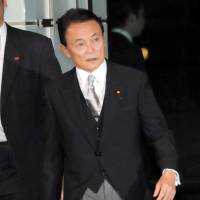 He\'s back: Taro Aso was well known for his outrageous statements during the previous LDP administration, and with his recent comment that sick old people should \"hurry up and die\" seems destined to keep that reputation. | SATOKO KAWASAKI