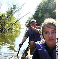 Yours truly paddles the family canoe | IMAGE COURTESY OF 100% DESIGN