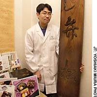 Junichi Higuchi, current head of Matsuben, a family bento business  founded in 1850 | CHUCK SHOTWELL PHOTO, COURTESY OF JEFF BRUCE