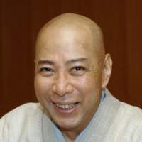 Ichikawa Danjuro, the 12th in his family line of kabuki actors, during his recent JT interview. | YOSHIAKI MIURA PHOTO