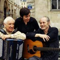 Accordion player Daniel Colin, with Clare Elziere and Dominique Cravic | RICHARD SMART PHOTOS