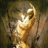 \"Tamazare\" is the latest production from the pioneering butoh group Dairakudakan, which has been led by Akaji Maro | SHINJI TAKEHARA PHOTO (BELOW)