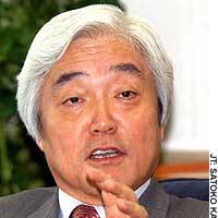 Toshiyuki Shinmachi, president of Japan Airlines Corp., discusses the carrier\'s domestic strategy. | TAIGA URANAKA PHOTO