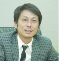 Usen Corp. President Yasuhide Uno is interviewed Thursday in Tokyo. | YONHAP/KYODO