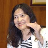 Miyako Suda, the only woman on the Bank of Japan\'s nine-member Policy Board, speaks during a recent interview at BOJ headquarters in Tokyo\'s Chuo Ward. | SATOKO KAWASAKI PHOTO