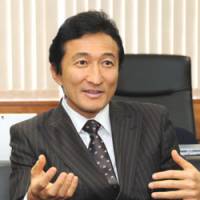 Miki Watanabe, president of Watami Co., is interviewed Wednesday at the firm\'s head office in Tokyo\'s Ota Ward. | SATOKO KAWASAKI PHOTO