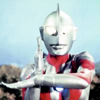 Ultraman strikes a classic pose in this 1966 file photo. | TSUBURAYA PRODUCTION CO. PHOTO / KYODO