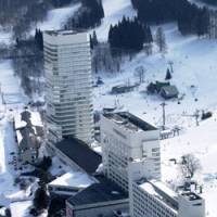 Downhill: The Naeba Prince Hotel in Niigata Prefecture, shown in this February 2005 photo, will end year-round operations to cut costs as visitors decline. | KYODO PHOTO