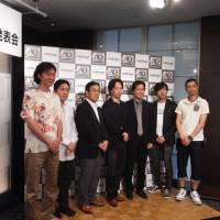 Game boys: An all-star lineup of video-game talents announced at a recent press conference that they are working on new social titles for the Mobage network. | AFP-JIJI
