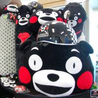 Moneymaking mascot: Kumamon character products are displayed at the Kumamoto prefectural office on Feb. 20. | KYODO