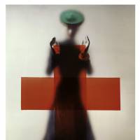 Variant of Vogue U.S. cover (March 15,1945), \"Do Your Part for the Red Cross,\" from the 1945 portfolio \"Vive L\'Amerique!\" (2008) | TOKYO METROPOLITAN MUSEUM OF PHOTOGRAPHY; &#169; THE ESTATE OF ERWIN BLUMENFELD