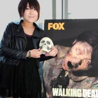 A head for the grotesque: Akane Kanbayashi scared off other hopefuls to win a spot as a zombie extra in the TV series “The Walking Dead.” Satoko Kawasaki Being a zombie is a no-brainer for this Japanese actress