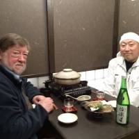 Dining with Iwao Niizawa, 
President of the brewery that bears his family name.  | TAKUMI TOCHIZAWA