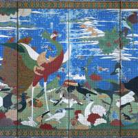 Rare menagerie: Ito Jakuchu’s “Birds, Animals, and Flowering Plants in Imaginary Scene.” Joe Price acquired the two screens in 1985 after the Tokyo National Museum laughed at the notion of exhibiting them. How an American collector brought Jakuchu to Tohoku