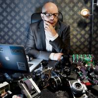 One-man manager: Bellamy Hunt hunts down vintage film cameras for photography buffs around the world. Photography buff thrives in the capital of cameras