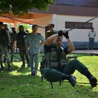 Strong-arm tactics: National park rangers go through their paces at a training session in Thailand held by the Freeland Foundation, an NGO that specializes in tracking wildlife crime and exposing criminal syndicates, as well as developing alternative livelihoods for poachers. | &#169;FREELAND FOUNDATION