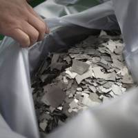 Priced to move: Neodymium, a rare earth metal used to make components in many consumer products, is displayed at a factory in Baotou, Inner Mongolia, China. | BLOOMBERG PHOTO