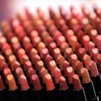 No more animal tests: Shiseido Co. show off its Maquillage True Rouge glossy lipstick in January 2012. The company said Friday it will abolish animal testing for its products developed from April. | AFP-JIJI
