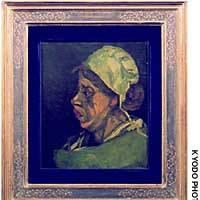 This is oil painting  of a peasant woman has been identified as an early work by Dutch master Vincent van Gogh. | PHOTO COURTESY OF YOSHIMI WATANABE