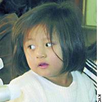 MAWI, 3, whose Myanmarese mother, Sung, was released from detention Tuesday, faces reporters Wednesday in Tokyo. | PAG-ASA PHOTO