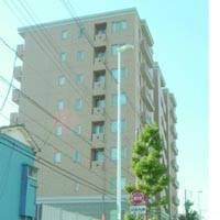 Kawasaki - This apartment building in Kawasaki Ward was found not to be quake-proof. | PHOTO COURTESY OF CHIBA CONVENTION BUREAU AND INTERNATIONAL CENTER