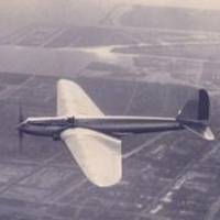 Top flight: The Koken Long Range Monoplane, known as the Kokenki, soars over the Kanto plain in May 1938 during a flight. Mineo Yamamoto was one of its designers. | COURTESY OF YUICHI YAMAMOTO