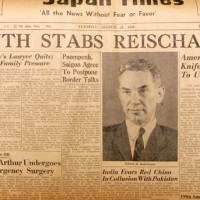 Hasty edition: News on U.S. ambassadors to Japan make headlines in The Japan Times, including the extra edition when Edwin O. Reischauer was stabbed by a deranged Japanese teenager on March 24, 1964. | THE JAPAN TIMES