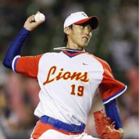 Stellar outing: Saitama Seibu hurler Masamitsu Hirano tossed a three-hit shutout on Thursday against Hokkaido Nippon Ham. | SAN JOSE SHARKS