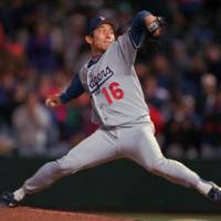 Opening the door: Pitcher Hideo Nomo shook up Japanese baseball with his \"retirement\" and subsequent move to the Los Angeles Dodgers in 1995. | AP PHOTO