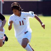 Mami Yamaguchi, a finalist for the 2007 MAC Hermann Trophy, was named a First-Team All-American by the National Soccer Coaches Association of America on Sunday. | LARRY NOVEY PHOTO