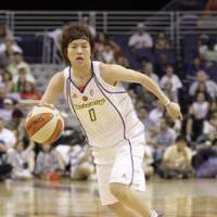 Speedy performer: Phoenix Mercury guard Yuko Oga, a rookie in the WNBA, has impressed first-year coach Corey Gaines with her quickness and the ability to grasp the team\'s offense in a short period of time. | AP PHOTO