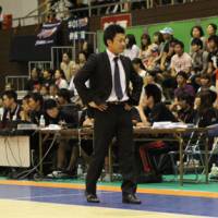 New challenge: Koto Toyama of the expansion Miyazaki Shining Suns is beginning his first season as a head coach in the bj-league. | MIYAZAKI SHINING SUNS / bj-league