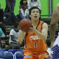 Important role: Veteran guard and local product Taishiro Shimizu is the first captain in Miyazaki Shining Suns history. | MIYAZAKI SHINING SUNS/BJ-LEAGUE