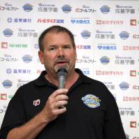 New chapter: After a long career in Australia, Alan Westover brings his vast experience to lead the Shiga Lakestars this season. | SHIGA LAKESTARS/BJ-LEAGUE