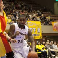 Mr. Consistency: Yokohama B-Corsairs forward Justin Burrell led his team to a second-place finish in the bj-league\'s Eastern Conference as a first-year franchise. | DOMINIKA FITZGERALD